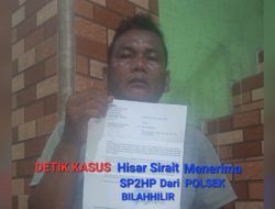 Hisar Sirait Ucapkan Terimakasih Setelah Menerima SP2HP