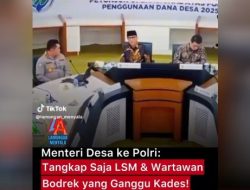 Lagi-Lagi Menteri Desa, “YANDRI SUSANTO”, Buat Ulah & Menjadi Pelaku Ujaran Kebencian.