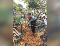 Kisah Bripka Joko Hadi, Polisi Yang Mengabdikan Diri, Sebagai Penggali Kubur, Gratis Untuk Warga Kurang Mampu