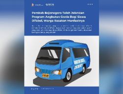 Pemkab Bojonegoro Telah Jalankan Program Angkutan Gratis Bagi Siswa Difabel, Warga Rasakan Manfaatnya