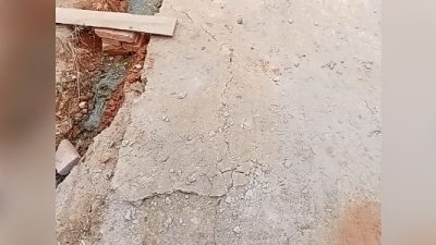 Terkait Dugaan Mark-Up Berbau Ajang Korupsi, Proyek Pekerjaan Badan Jalan Rabat Beton.