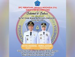 DPC PJI Bojonegoro Mengucapkan Selamat Dilantiknya Bupati dan Wakil Bupati Bojonegoro Periode 2025-2030