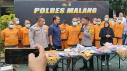 Kasus Penyalagunaan Narkotika, Polres Kabupaten Malang amankan 18 Tersangka