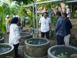 Bupati dan Wakil Bupati Bojonegoro belajar mengelola buis beton ikan lele di Banyumanik Research Center ( BRC )