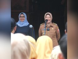 Wakil Bupati Bojonegoro Nurul Azizah dan Istri Bupati Cantika Setyo Wahono Pimpin Apel ASN, Program Jabarkan 100 Hari