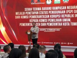 KPK Serahkan Barang Rampasan Negara Senilai Rp18,52 Miliar kepada KPU, Pemprov Aceh