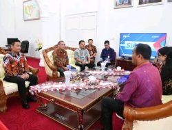 Ketua BPS Audiensi Ke Bupati Humbahas Dr.Oloan Paniaran Nababan,SH.MH.