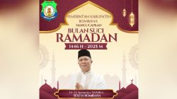 Dr. H. Sunandar, M.MKes Sekda Kabupaten  Bombana Mengucapkan Bulan Suci Ramadhan 1446 H/2025 M.