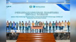 Bupati Humbahas Tandatangani Komitmen Dukungan Pemenuhan UHC Di Provinsi Sumatera Utara