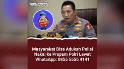 Masyarakat yang merasa dirugikan anggota Polisi bisa Lapor Klik disini