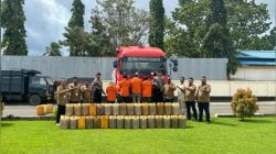 Pelaku dan Transportir PT. Tiga Putra Bersatu diamankan Polda Papua