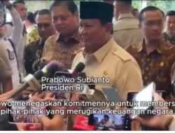 Respon Presiden Prabowo Subianto terkait Kasus Korupsi di Pertamina