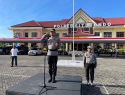 Kapolres Situbondo Pimpin Upacara Kenaikan Pangkat Pengabdian,