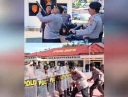 Pengecekan Kekuatan Personil, Kapolres Nisel Langsung Menggelar Pengecekan Kesiapan Anggota