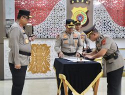 Kapolda Aceh, Pimpin Sertijab Empat Pejabat Utama Dan Dua Kapolres