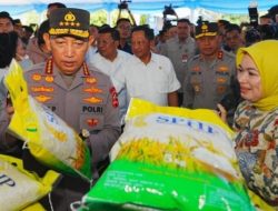 Kapolri Tinjau GPM Polda Banten, Telah Distribusikan 27 Ton Beras SPHP ke Masyarakat
