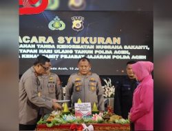 Polda Aceh, Gelar Syukuran, Atas Penganugerahan Tanda Kehormatan Nugraha Sakanti.