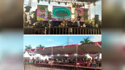 Gebyar semarak HUT RI ke 80 tanjab Barat mengadakan acara idol dan mendatangkan Artis Andika kangen Band