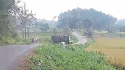 Skandal Tambang Galian Batu di Deretan Sungai Wiyu, Kecamatan Pacet, Mojokerto dugaan ilegal