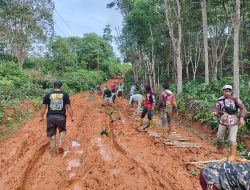 Harapan Masyarakat Tanjung Aur Maje ; Pembangunan Jalan Daerah Tidak Ditunda Tunda