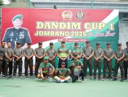 Smash Persahabatan di Jombang, 96 Petenis Jawa Timur Berebut Takhta Dandim Cup 2026