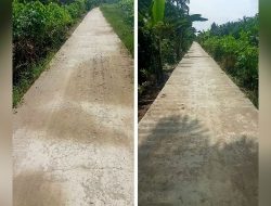 Proyek Jalan Dana Aspirasi Oknum Dewan Tanjabbarat Diduga Kurang Baik, Warga Takut Kritik Tak Dapat Bantuan Lagi