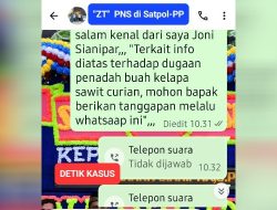 Oknum PNS Satpol PP Labuhanbatu ZT Diterpa Isu Menampung Buah Sawit Curian, APH Harusnya Bertindak