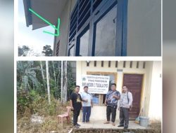 Kasek SMPN 3 Tugala Oyo anggap Remeh kejanggalan Bangunan Bantuan Program Revitalisasi Satuan Pendidikan Tahun anggaran 2025.